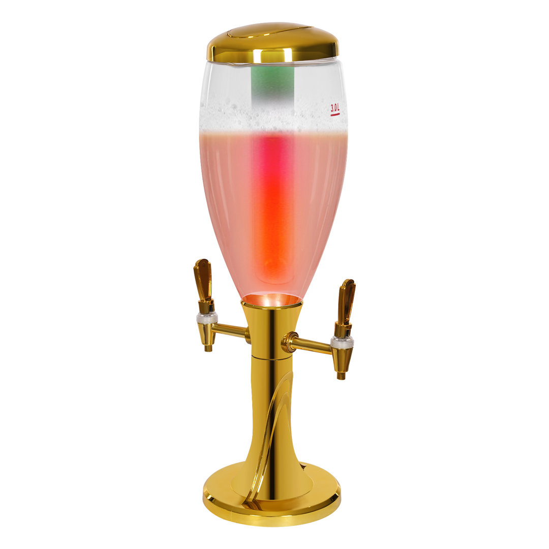 Keilee 3L Portable Beverage Tower Dispener With Two Faucets House of Hampton®
