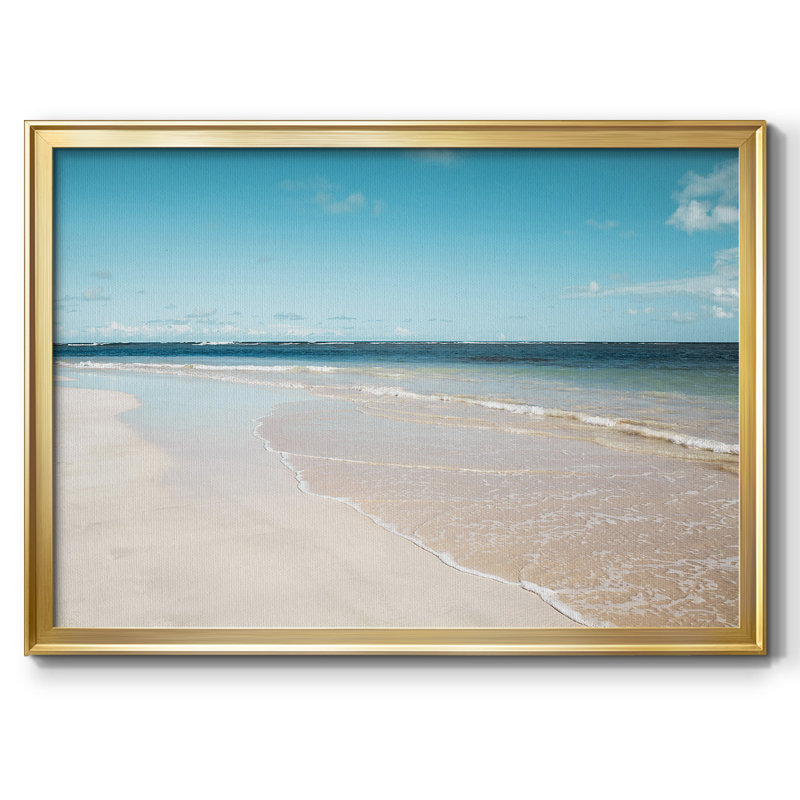 Sugar Sand Beach, reproduction d'art sur toile, H 14 po x l 20 po x P 1,5 po, Or