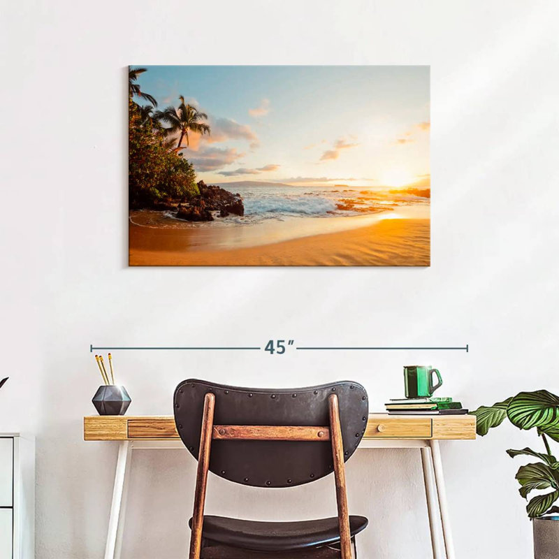 Gillard Tropical Maui Sunset, H 24 po x l 36 po