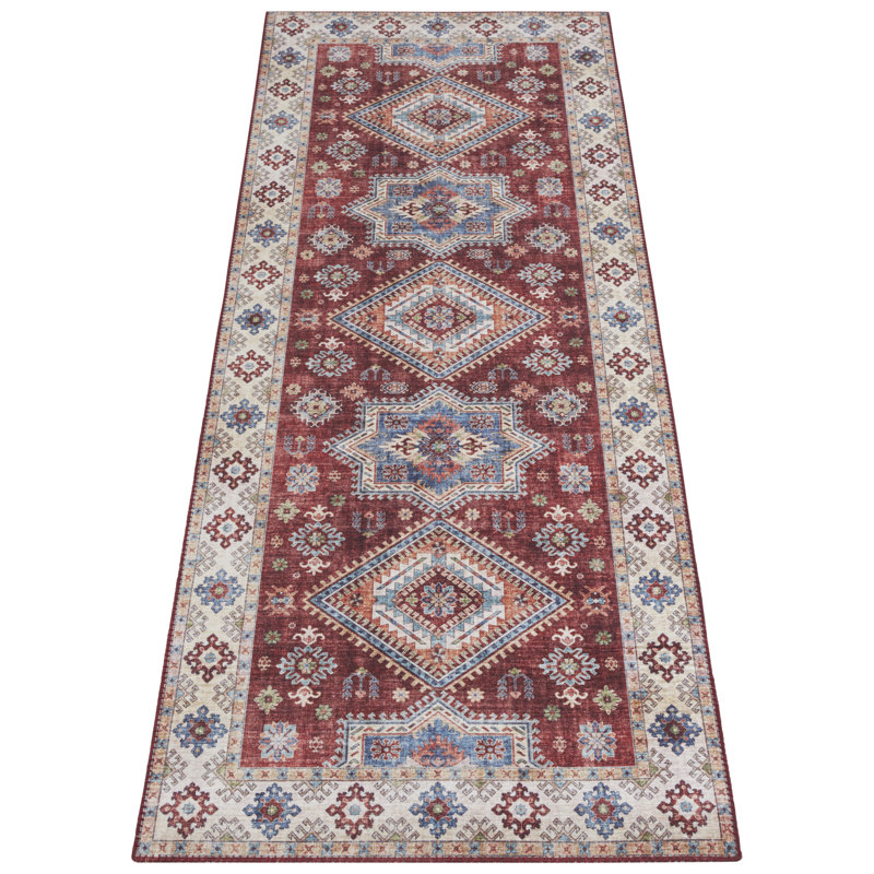 Gratia Tufted Ruby Rug, Runner 80 x 200cm