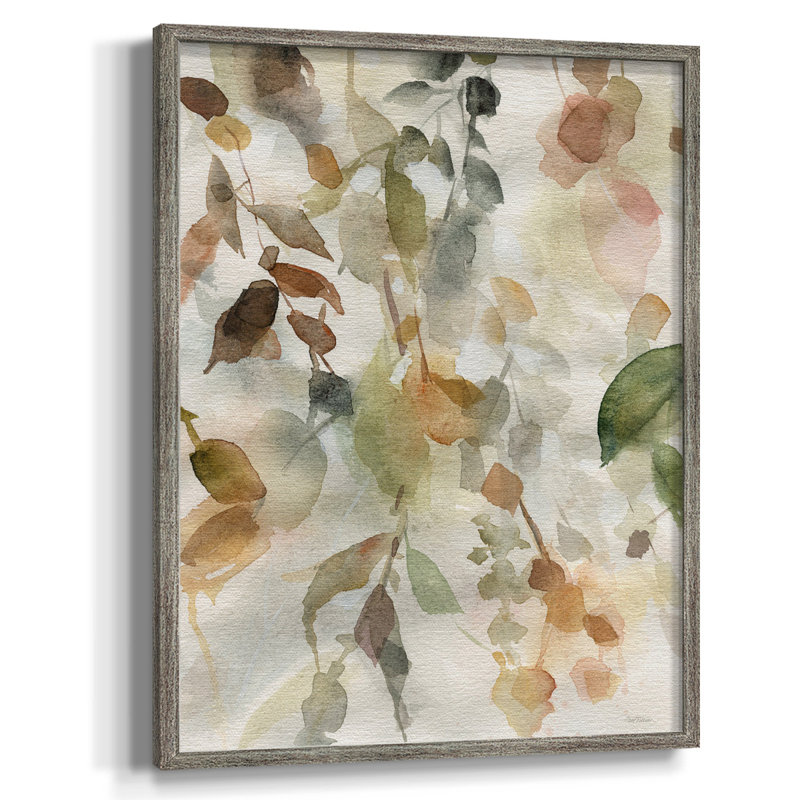 Neutre printemps II, Toile avec cadre noyer, Non