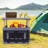 PP Folding Storage Box Outdoor Portable Camping Tent Camping Folding Box Table Equipment