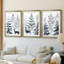 Art des Fêtes de Noël Cccxxi - Impression encadrée sur mesure de qualité supérieure - 3 pièces-568696236-568696237