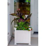 White Vinyl Planter Box
