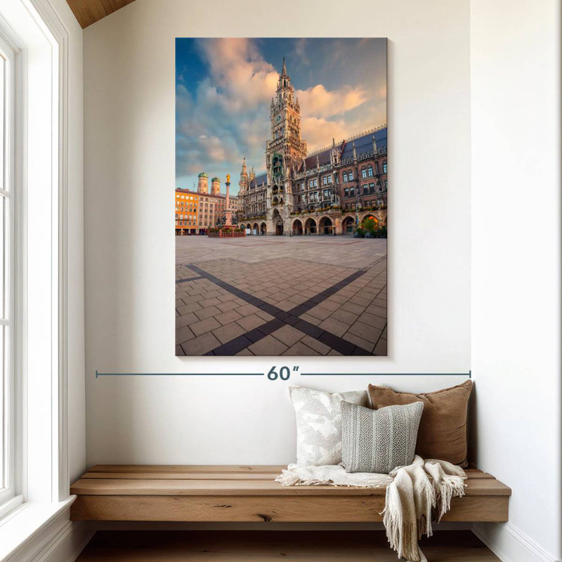 Nicci Mary's Square Munich, 51" H x 34" W