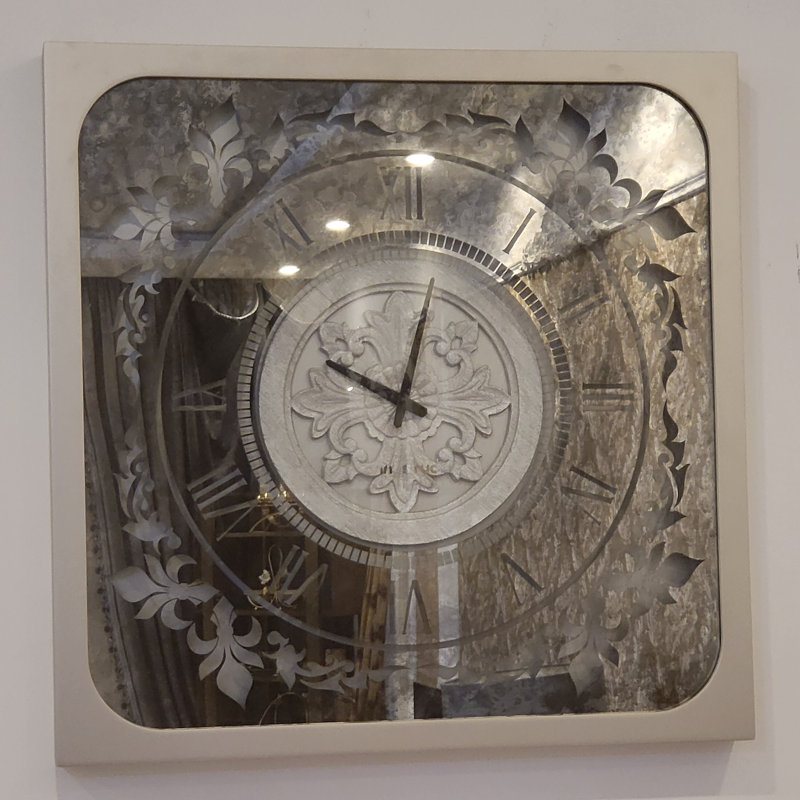 Alizaya Wood Wall Clock, 80cm H x 80cm W