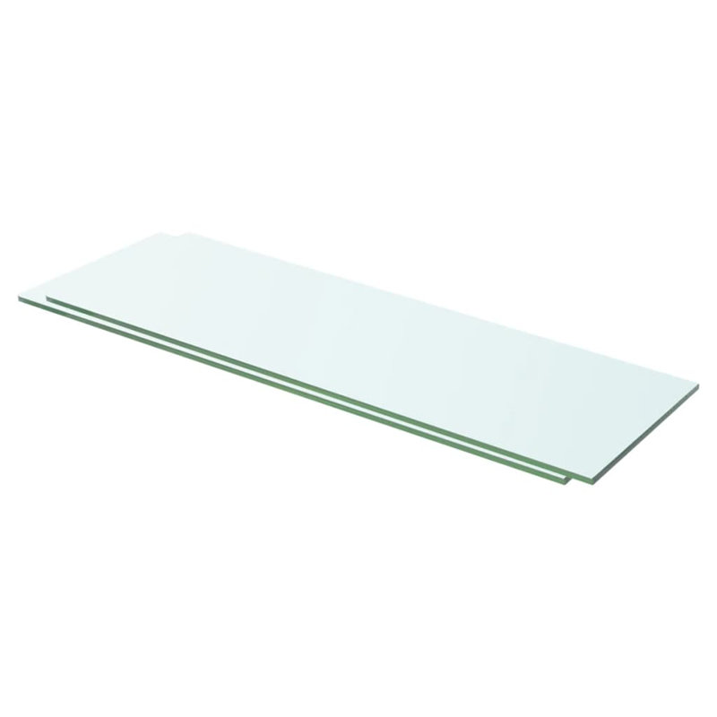 Wall Shelf Floating Shelf Display Shelf Wall Mounted Tempered Glass, 0.31" H x 23.6" W x 5.9" D