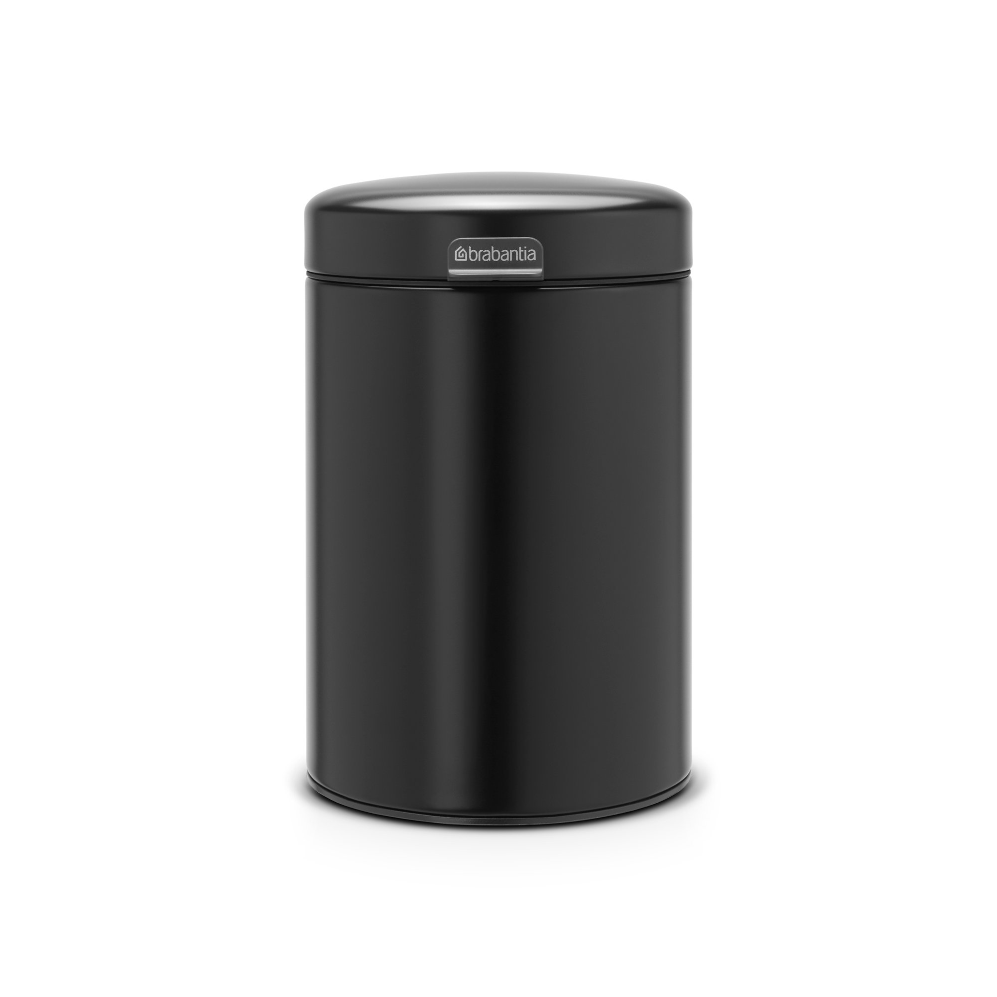 Bo 9 Gallon Dual Compartment Matte Black Steel Rectangular Recycling Touch  Top Trash Can
