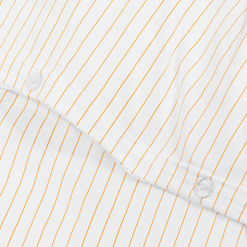 Duvet Cover Set, Tangerine, Queen Duvet Cover + 2 Standard Pillowcases