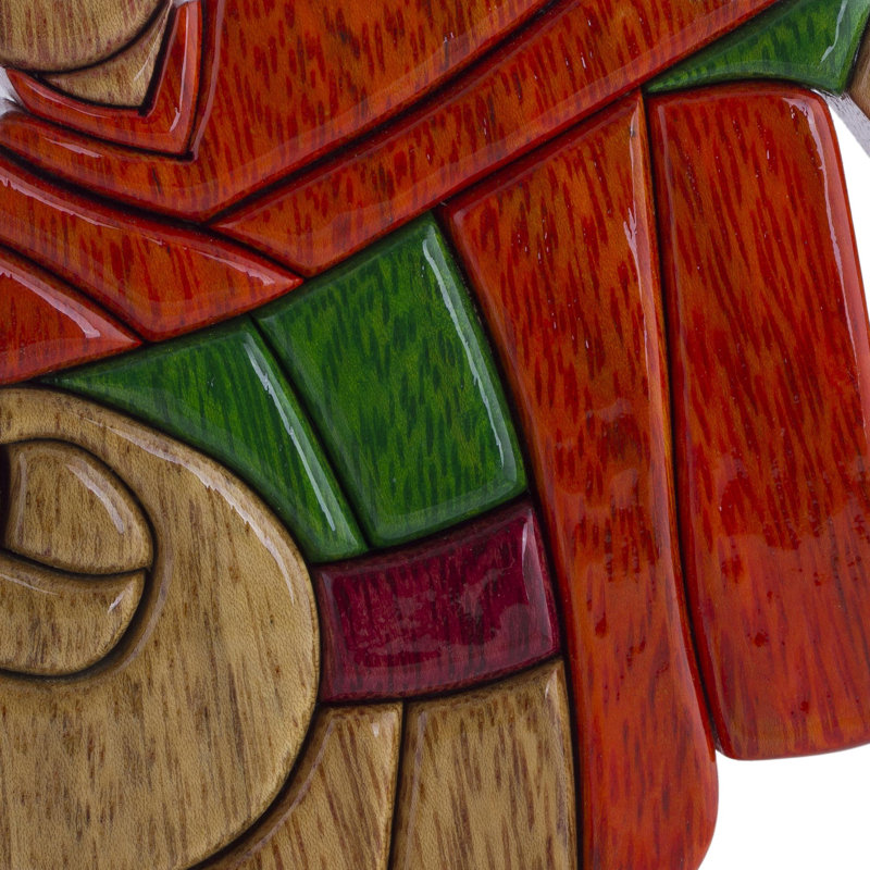 Sculpture en bois fait main péruvien Dysis