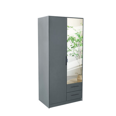 Pamel 2 Door Manufactured Wood Wardrobe