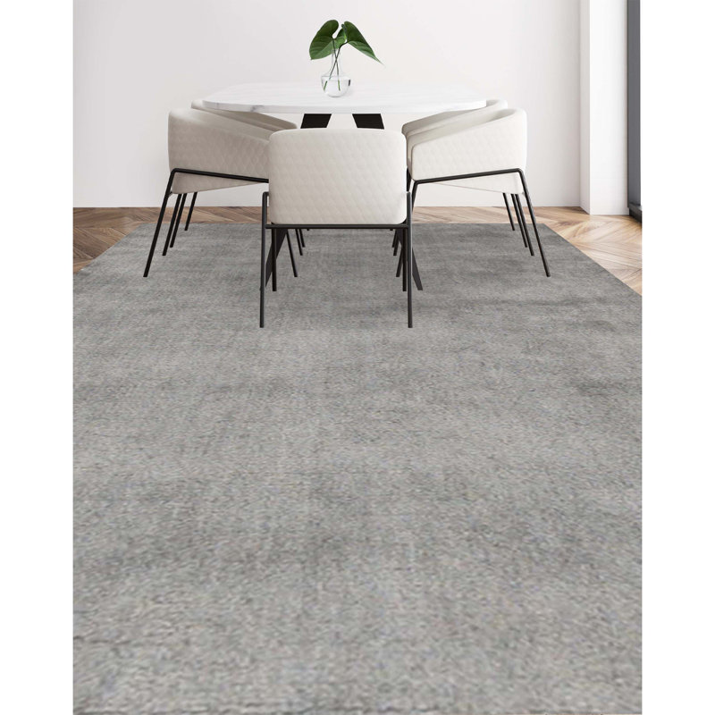 Area Rug in Dark Gray