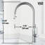 Robinet de cuisine à douchette extractible 2 fonctions H 19 po Bristol-100097143