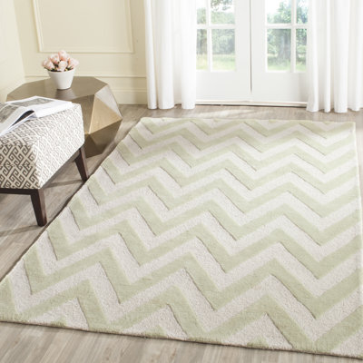 Jairo Tufted Light Green/Ivory Rug