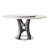 Moiser 6–8 Seat Round Dining Table with removable Lazy Susan, 59" Sintered Stone Top-60029604