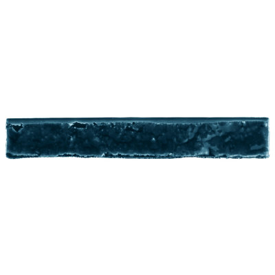  Paragon 1.5" x 9" Crackled Glossy Ceramic Bullnose Tile Trim