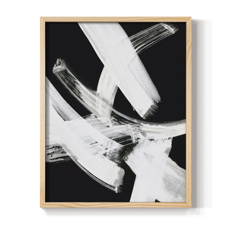 Ice Magic I, reproduction encadrée - bois massif, Naturel, H 11 po x l 9 po