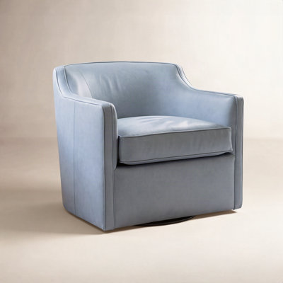 Marietta Genuine Leather Swivel Armchair