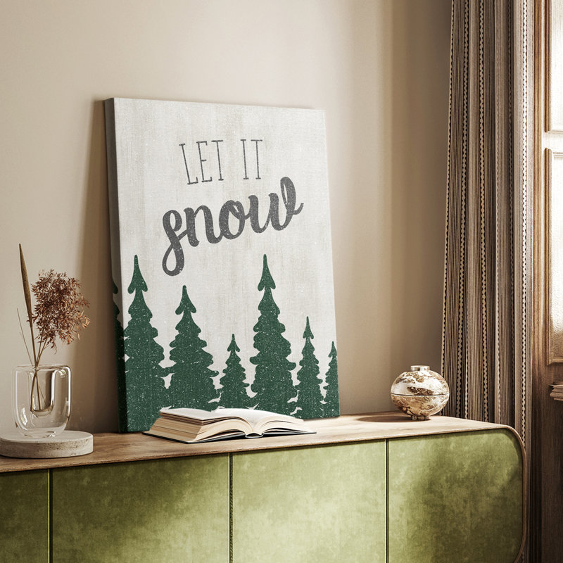 Let It Snow Forest - galerie Cavas sur mesure, H 18 po x l 12 po