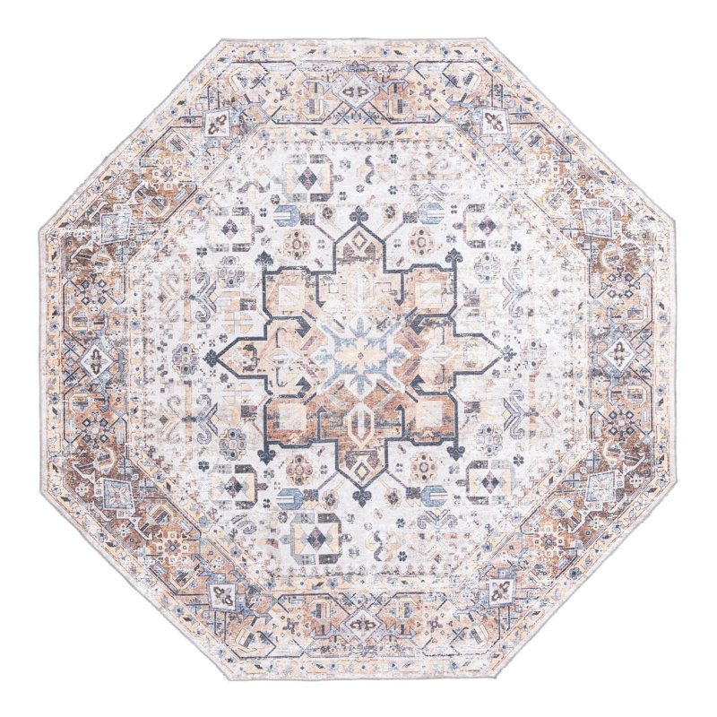 Nienke Oriental Indoor Rug, Octagon 7'10" x 7'10"