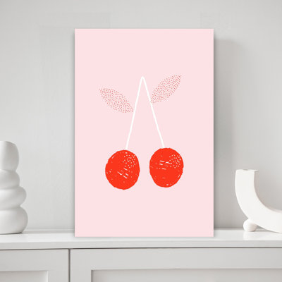 «Sweet Red Cherries», art mural cerise