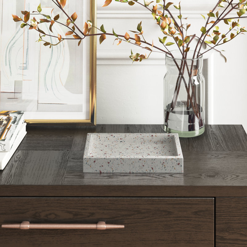 Balko Terrazzo Tray 1, 1.5" H x 10" W x 6" D