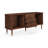 Corrigan Studio Mandea 63" Sideboard Credenza Mid-Century Danish Walnut TV Stand with Tambour Doors and Brass Trim-125475166-114979892
