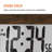 Large Digital Wall Clock with FoldOut Table Stand-44770860