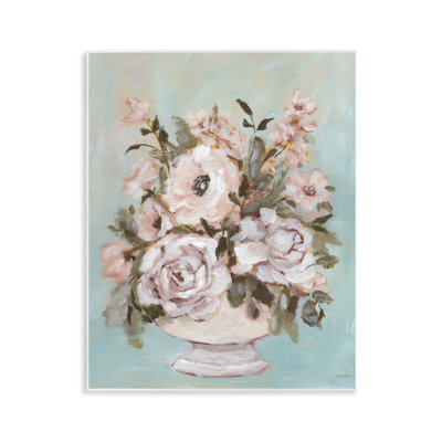 Plaque murale sophistiquée Bouquet de fleurs, design par Amanda Hilburn