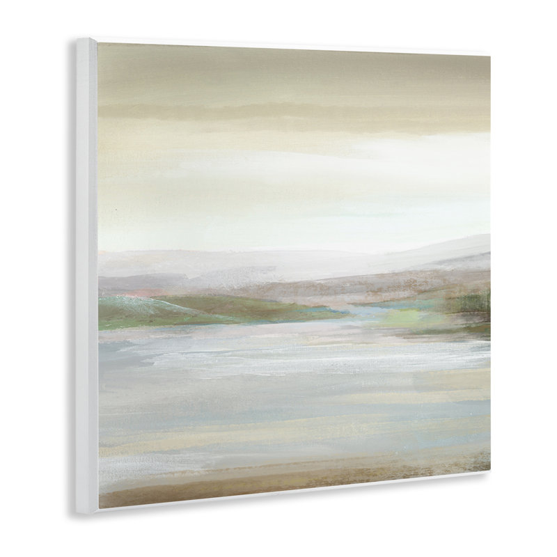 Calm Atmospheric Landscape, art mural sur bois par Nan