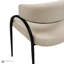 Chaise en tissu de qualité supérieure Kara