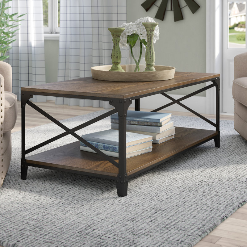 Four Leg Coffee Table with Storage