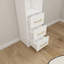 Grand lit escamotable mural avec armoire latérale simple, cadre de lit invisible avec cadre de lit automatique Space Saving Home Furniture