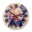 Coral Blue Peony Visons - Peonies Oversized Wood Wall Clock-751481365