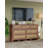 7-Drawer Rattan Dresser With Wheels ,Walnut