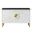 Juliamae 63'' 4 - Door Sunburst Design Dining Room Sideboard-632038976