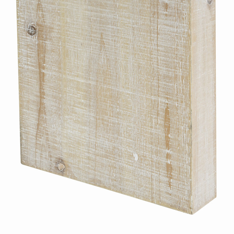 Console en bois 52 po, H 30,9 po x l 52,25 po x P 11,81 po, Naturel
