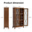 Vaisselier haut 62 po avec 2 portes vitrées Gudbrand-114210691