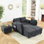 Chaise d'appoint large 25,2 po Eadey