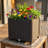 Weather-Resistant Raised Planter Boxes - Extra Deep Self-Watering Bed For Patio & Terrace Gardens-58493177