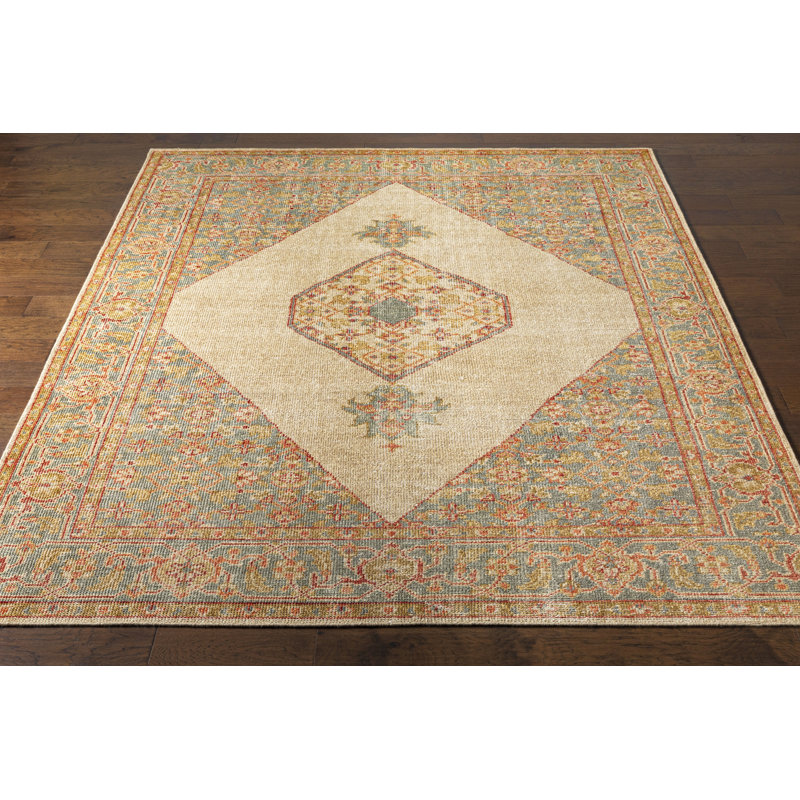 Elsea Wool Oriental Indoor Rug, Rectangle 5'6" x 8'6"