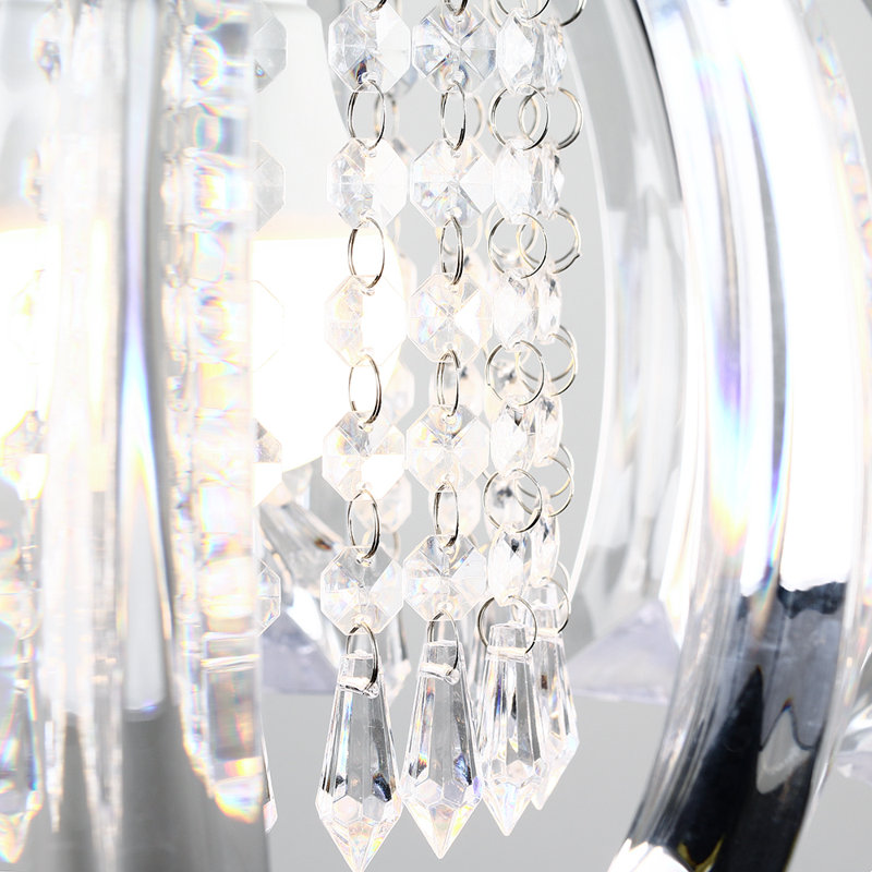 18cm H Plastic Novelty Pendant Shade ( Clip On ) in Clear