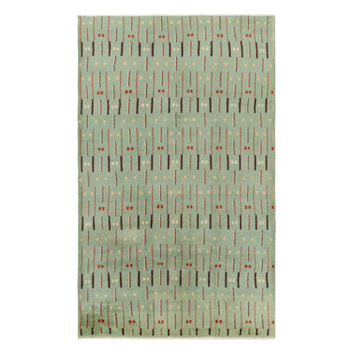 One-of-a-Kind 5'x8'2 Hand Knotted Area Rug