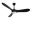  Ventilateur de plafond noir 52 po avec lumière DEL, télécommande, 3 TCE et moteur CC réversible