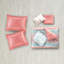 Collection de literie pour lit simple TG avec édredon - imprimé médaillon corail, rembourrage, imprimé corail, microfibre douce, bordure brodée, drap-housse-126359415-126359416