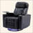 270° Power Swivel Recliner,Home Theater Seating With Hidden Arm Storage And  LED Light Strip,Cup Holder,360° Swivel Tray Table,And Cell Phone Holder,Soft Living Room Chair-408317232