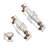 European-style ceramic drawer handles, 6-piece set