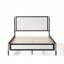 Lit plateforme tapissier Boucle-2139874806