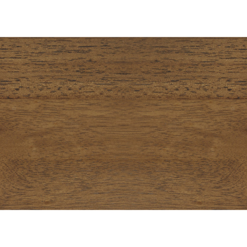 Chaises de salle à manger rembourrées transitionnelles (ensemble de 2) - Tissu brun et pieds en bois de noyer pour la cuisine et la salle à manger