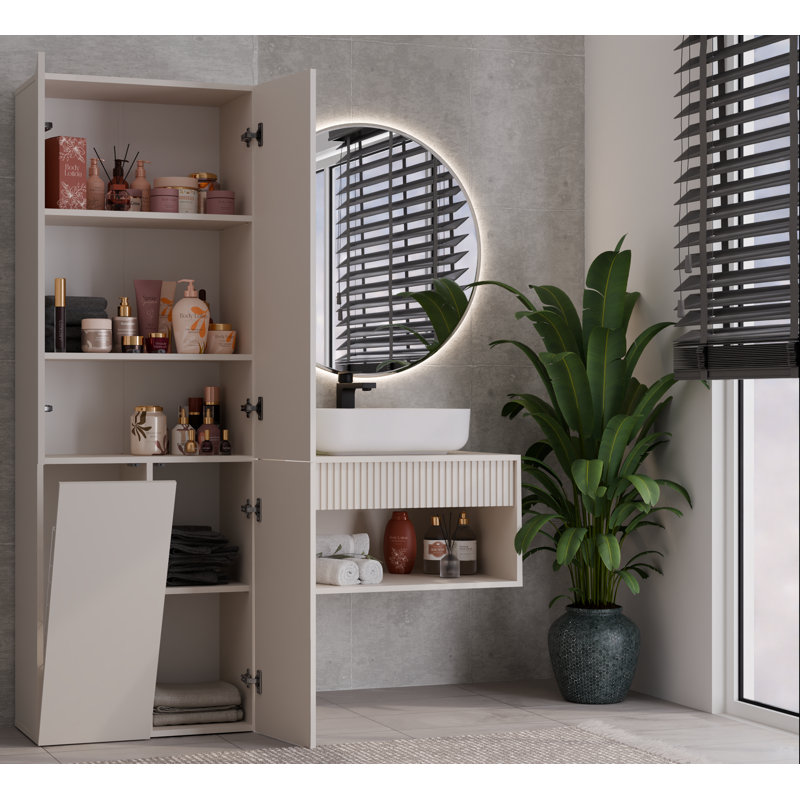 Ritsaert Linen Cabinet, Beige
